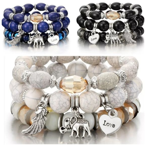 3-4pcs/set Fashion Boho Bracelets & Bangles Women - Picture 1 of 6